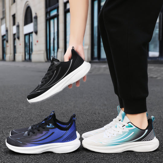 Damen Sportliche Laufschuhe mit atmungsaktivem Mesh-Obermaterial und dämpfender Sohle R&B