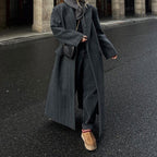 Damen Modischer Doppelreiher-Mantel mit schickem Schnitt und eleganten Details