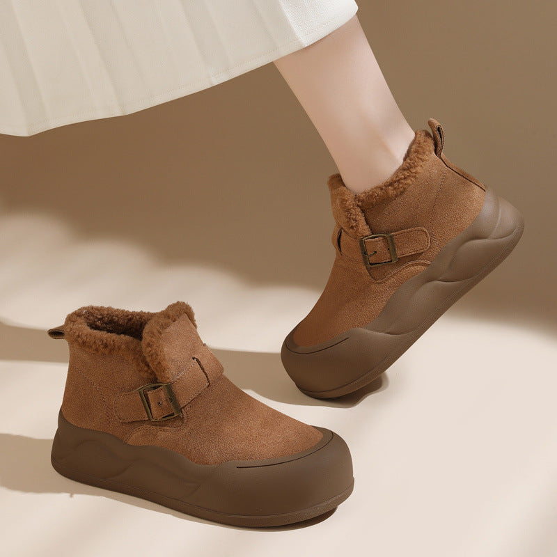 Damen Winterliche Stiefeletten mit kuscheligem Innenfutter R&B