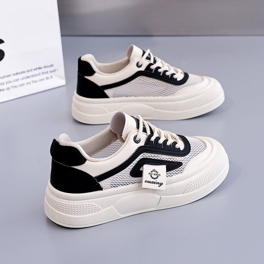 Damen trendige Sneakers mit atmungsaktivem Obermaterial und bequemer Sohle R&B