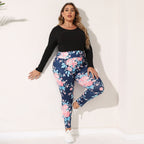 Damen Blumenleggings R&B