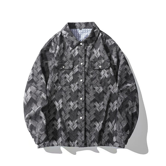 Herren lässige Overshirt R&B