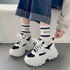Damen Sportliche Sneakers mit atmungsaktiver Netzstruktur und dämpfender Sohle R&B