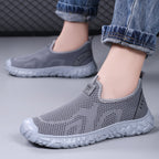 Damen Atmungsaktive Slip-On Sport Sneakers mit flexiblem Mesh-Obermaterial R&B