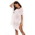 Damen eleganter Strandsarong mit filigranem Häkelmuster R&B