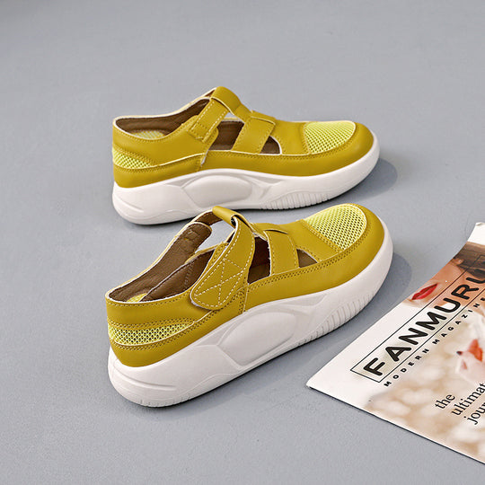 Damen Sportliche Freizeitschuhe mit verstellbarem Klettverschluss und atmungsaktivem Obermaterial R&B