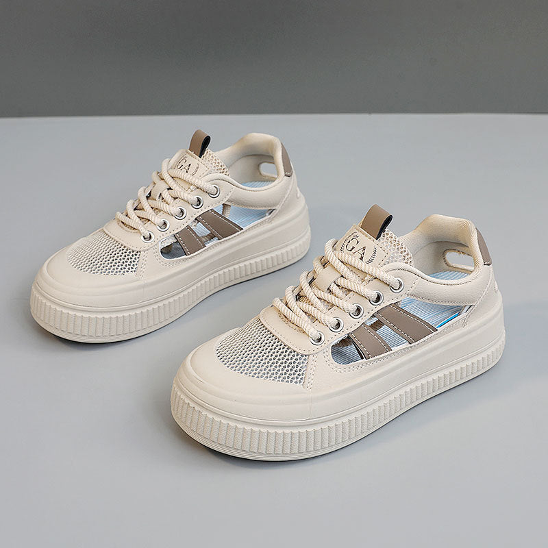 Damen Sneaker mit luftdurchlässiger Mesh-Oberfläche und sportlichem Komfort R&B