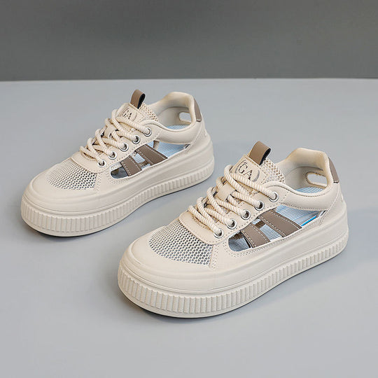 Damen Sneaker mit luftdurchlässiger Mesh-Oberfläche und sportlichem Komfort R&B