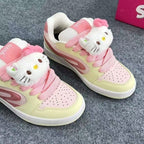 Damen Sportliche Sneakers mit niedlichem Tierdesign