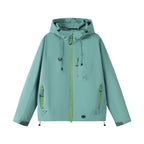 Damen funktionale Wetterjacke mit verstellbarem Kapuzensystem und atmungsaktiven Eigenschaften