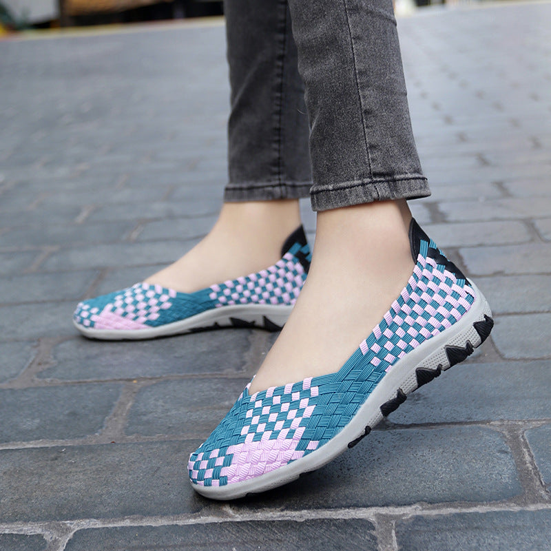 Damen Komfortable und atmungsaktive Slip-On Sneakers R&B