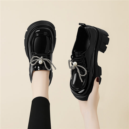 Damen Modische Schnürschuhe mit kreativen Zierdetails R&B