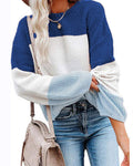 Damen lässiger Strickpullover R&B