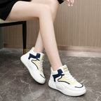 Damen modische High-Top Sneakers mit atmungsaktiver Oberfläche und flexibler Sohle R&B