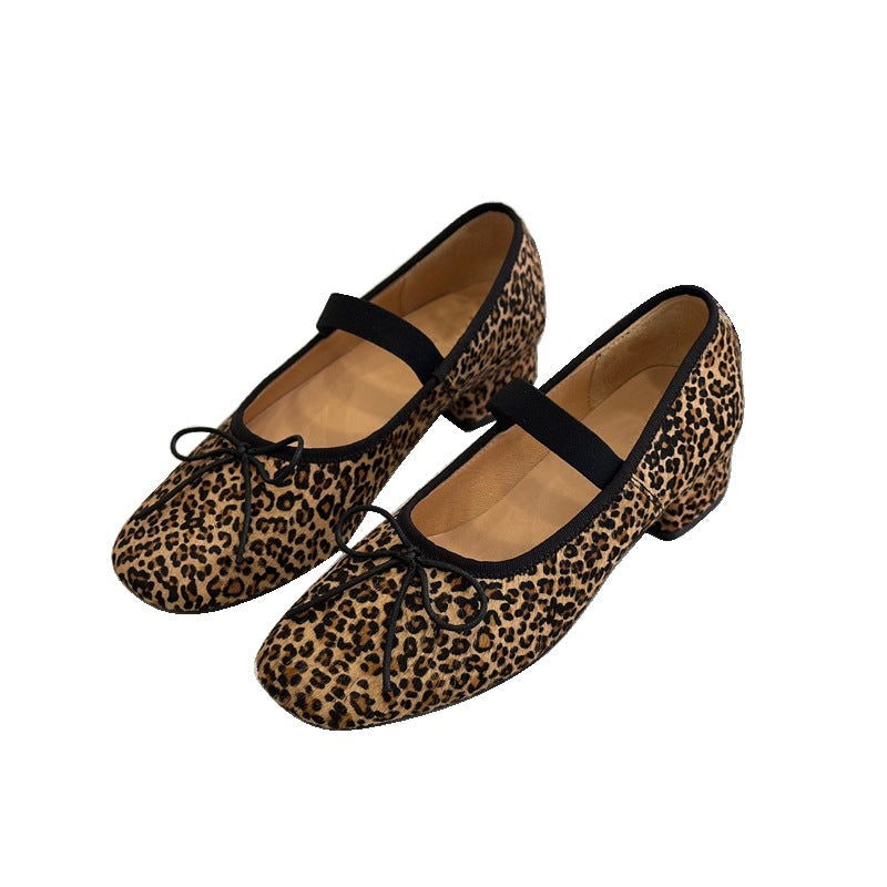 Damen Elegante Ballerinas mit Schleifen-Detail