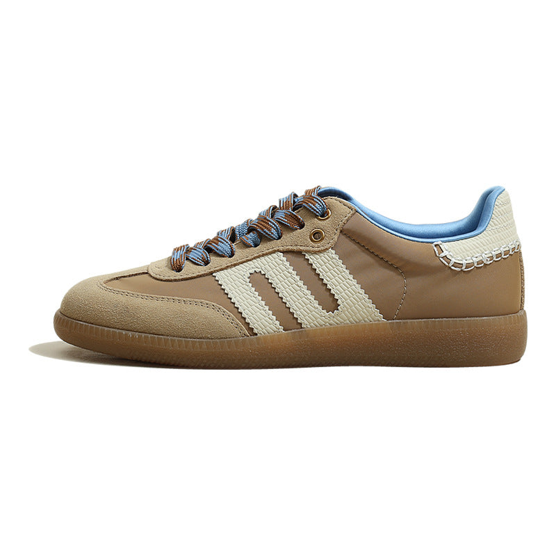 Damen Freizeit Sneakers mit hochwertiger Oberflächenstruktur und modischen Schnürdetails R&B