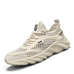 Damen Sportliche Sneakers mit atmungsaktiver Mesh-Oberfläche und rutschfester Sohle R&B