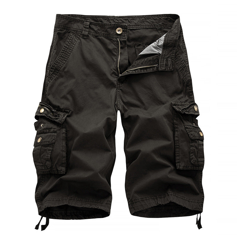 Herren Cargoshorts mit multifunktionalen Taschen und elastischem Bund R&B