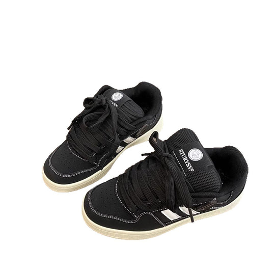 Damen Sneakers im urbanen Retro-Stil mit gepolsterter Innensohle und rutschfester Laufsohle R&B