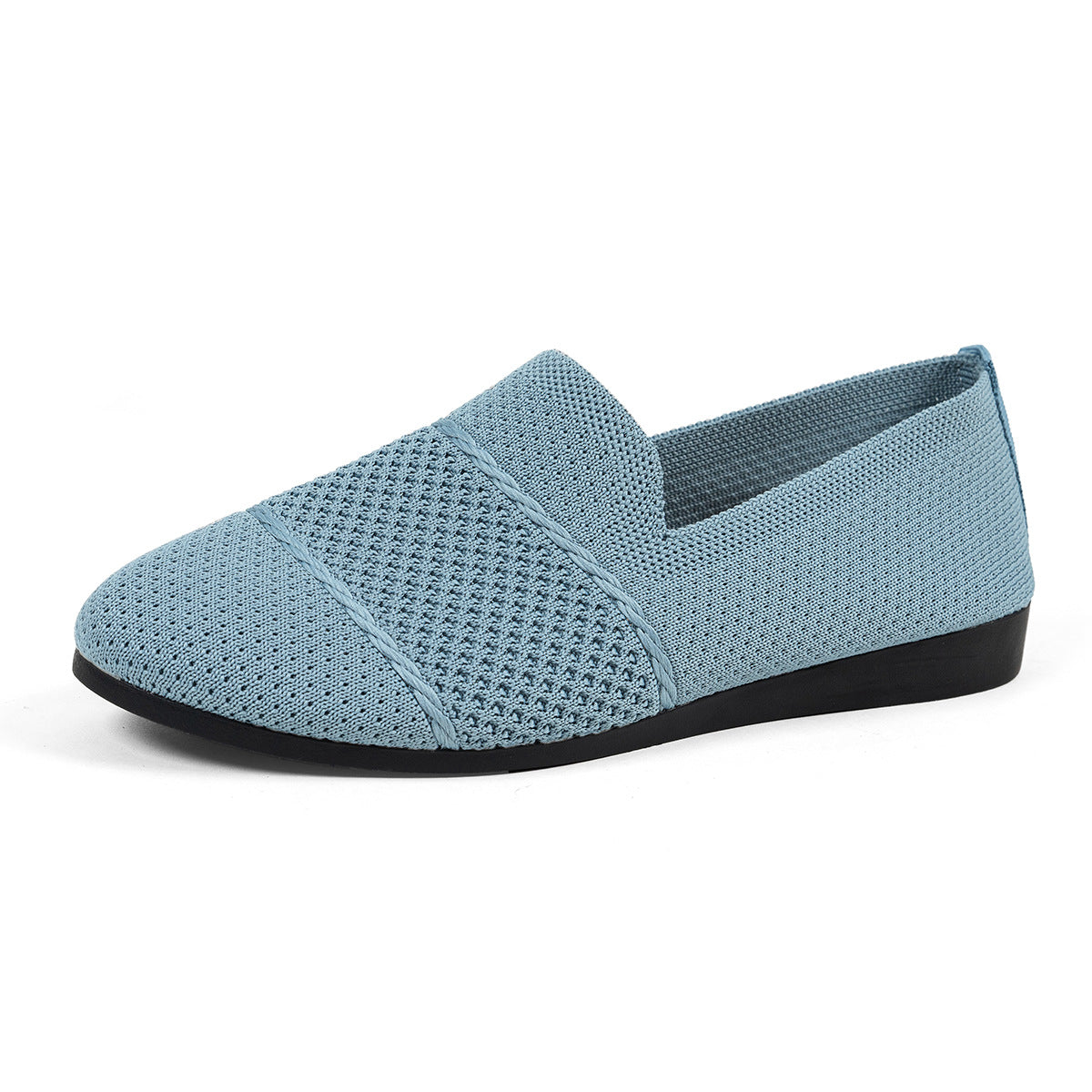 Damen komfortable Slipper mit innovativem Strickdesign R&B
