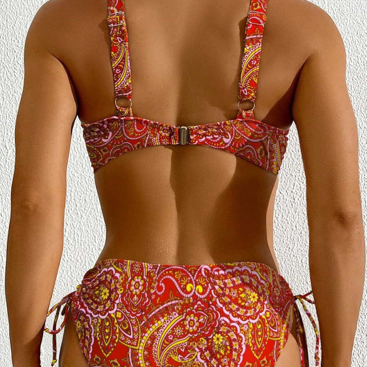 Damen Triangel-Bikini mit verstellbaren Trägern R&B