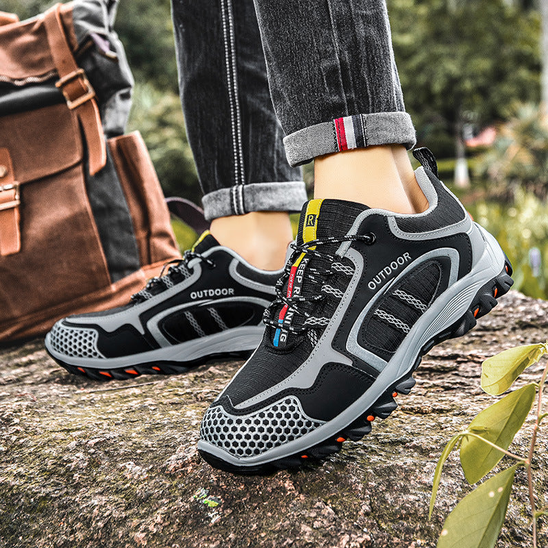 Damen Multifunktionale Outdoor-Sneaker mit rutschfester Sohle und atmungsaktiven Mesh-Einsätzen