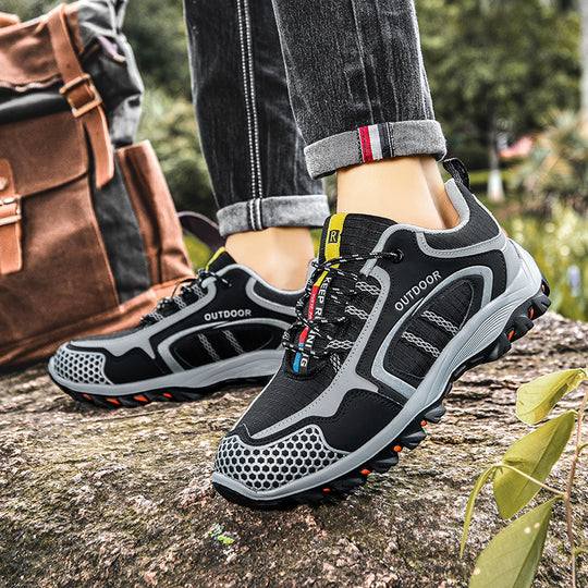 Damen Multifunktionale Outdoor-Sneaker mit rutschfester Sohle und atmungsaktiven Mesh-Einsätzen R&B