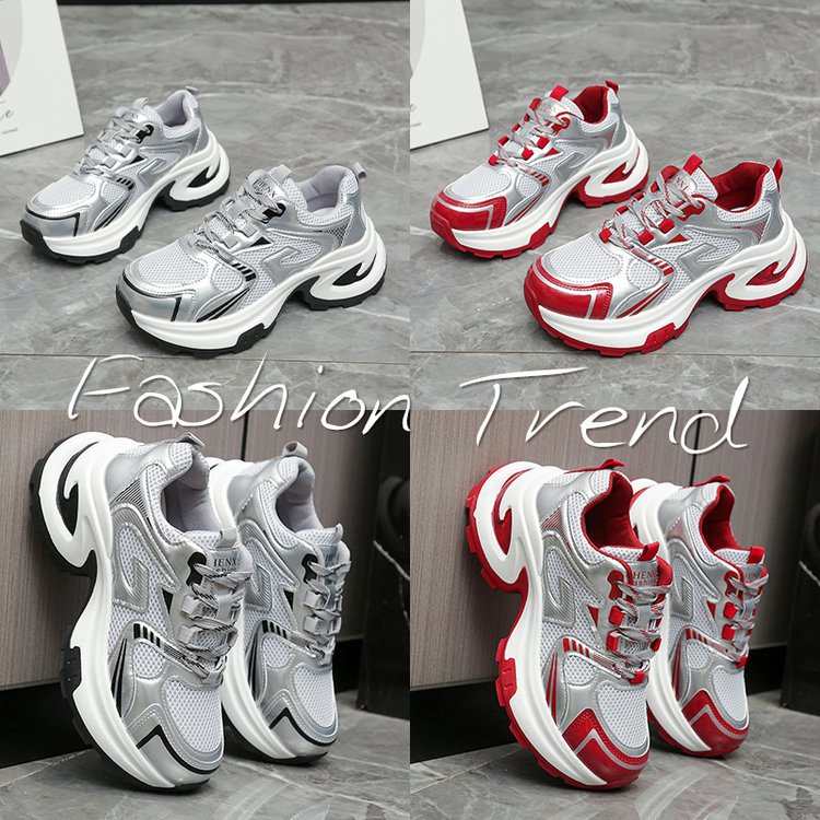 Damen Lauf-Sneaker mit atmungsaktivem Mesh-Obermaterial und stoßdämpfender Sohle R&B