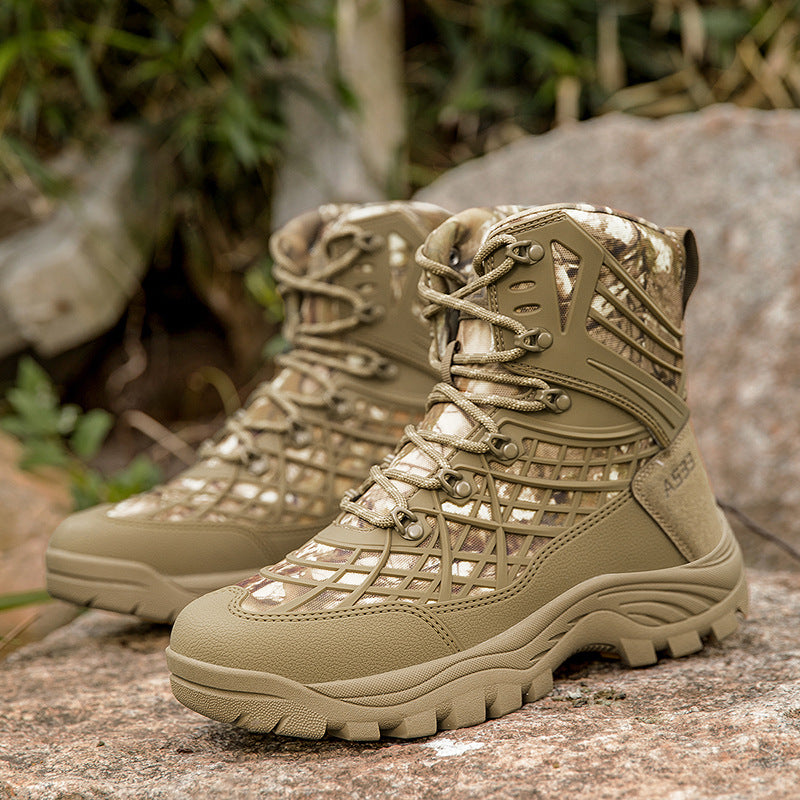 Herren Tactical Bergstiefel mit innovativer Stützstruktur R&B