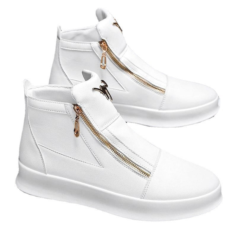 Damen Mode Stiefeletten mit Reißverschluss und gepolstertem Fußbett