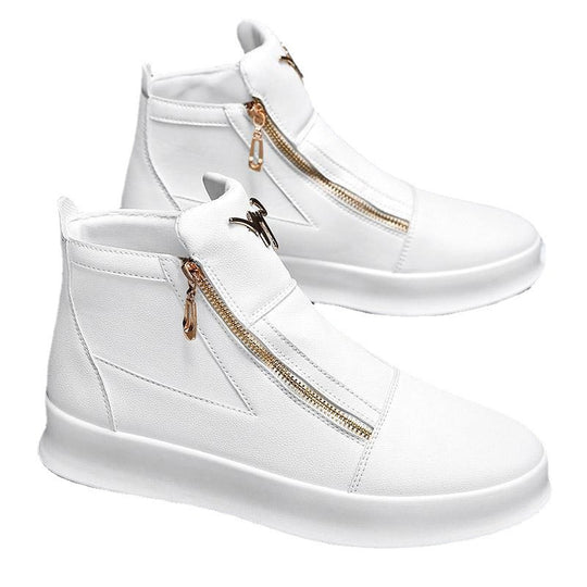 Damen Mode Stiefeletten mit Reißverschluss und gepolstertem Fußbett R&B