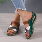 Damen Komfortable und luftige Clogs mit modischen Riemen R&B