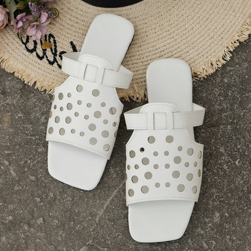Damen bequeme Open-Toe Sandalen mit atmungsaktiven Lüftungsöffnungen R&B