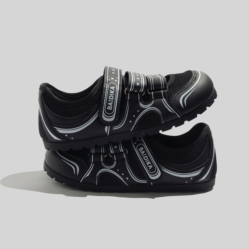 Damen Sportliche Riemensandalen mit atmungsaktiver Mesh-Oberfläche und rutschfester Sohle
