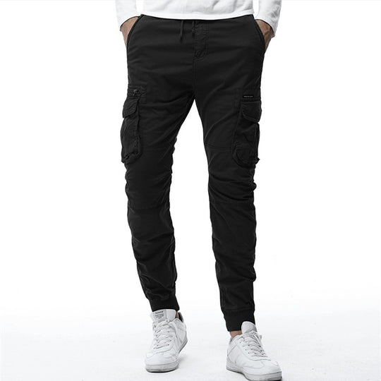 Herren Cargohose mit mehreren praktischen Taschen und elastischem Bund R&B