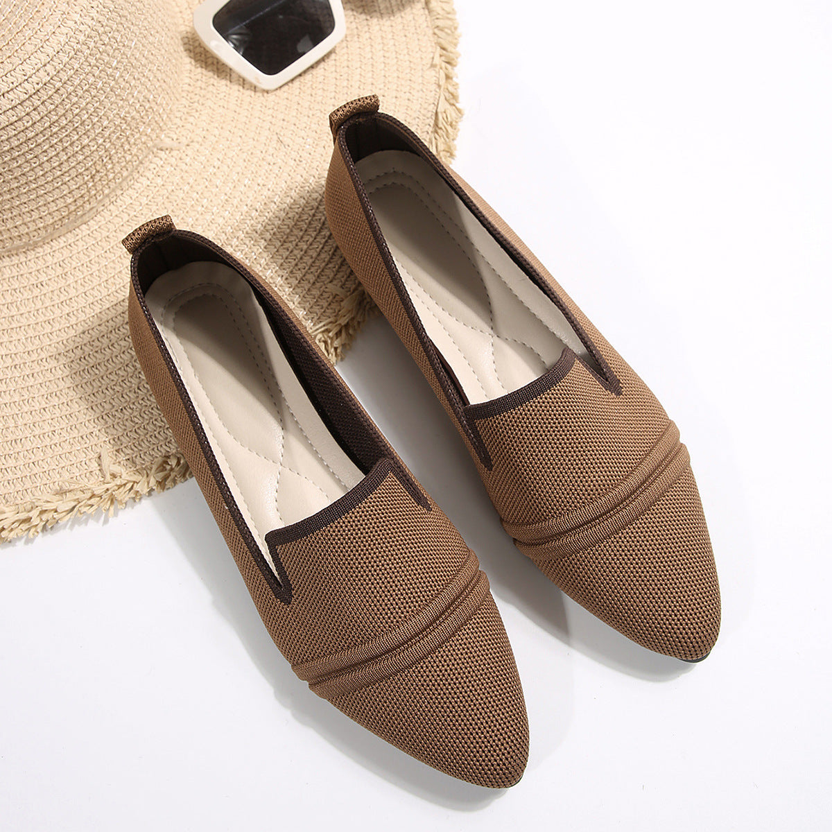 Damen elegante Slipper mit atmungsaktivem Obermaterial R&B