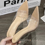 Damen transparente High Heel Sandalen mit elegantem Design R&B