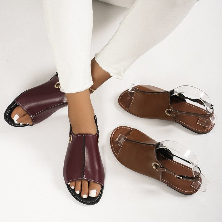 Damen offene Zehenschuhe mit modischem Design R&B