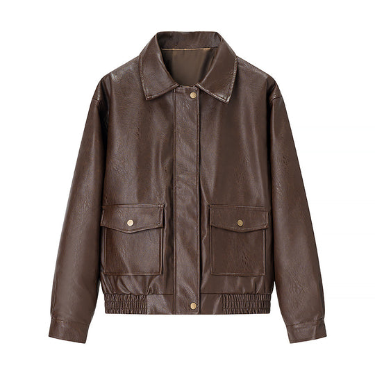 Damen jacke mit praktischen Taschen und elastischem Bund R&B