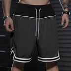Herren Sportliche Badeshorts mit verstellbarem Tunnelzug und atmungsaktivem Gewe