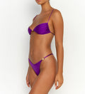 Damen Triangel-Bikini mit glänzendem Material und raffiniertem Schmuckdetail R&B