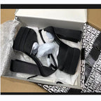 Damen Plateau-Pumps mit Strassverzierung R&B