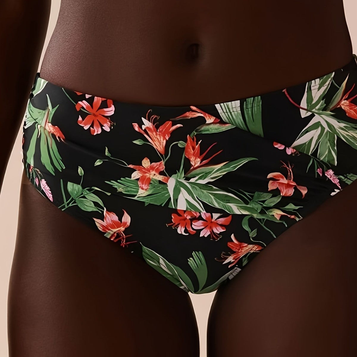 Damen Bunt gemusterter Triangel-Bikini R&B