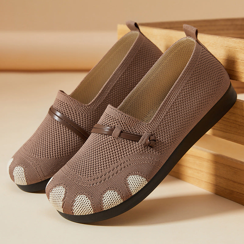 Damen Bequeme Slip-On Ballerinas mit flexiblem Obermaterial R&B