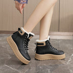Damen Winterliche Stiefel mit kuscheligem Fleece-Futter und rutschfester Sohle R&B
