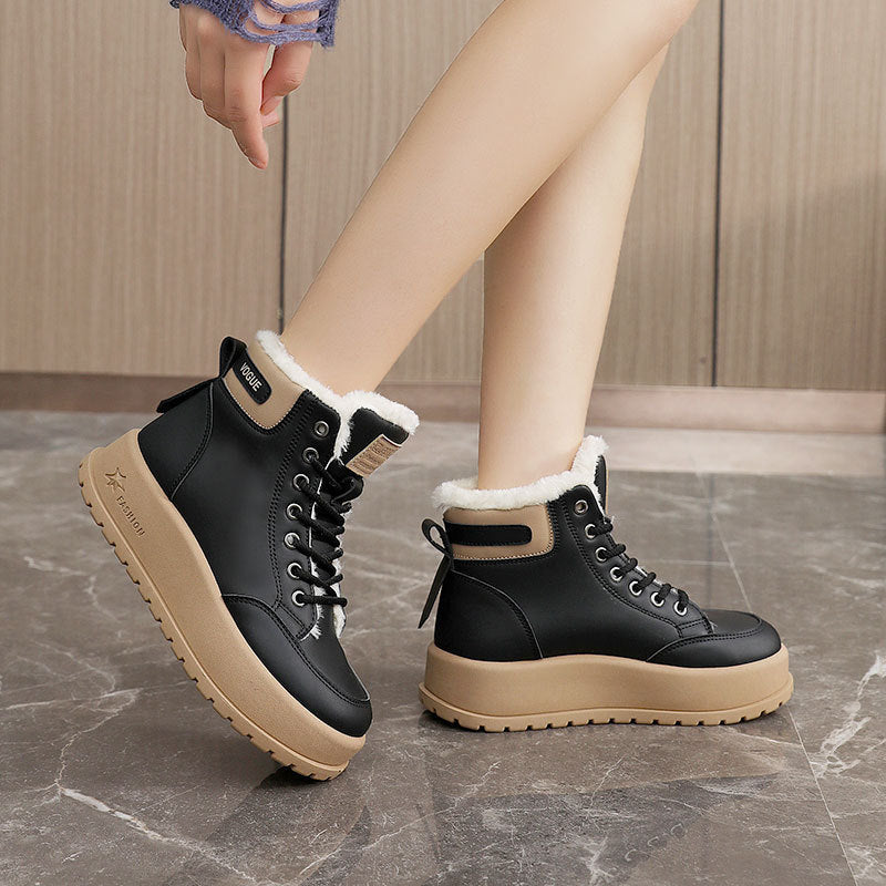 Damen Winterliche Stiefel mit kuscheligem Fleece-Futter und rutschfester Sohle R&B