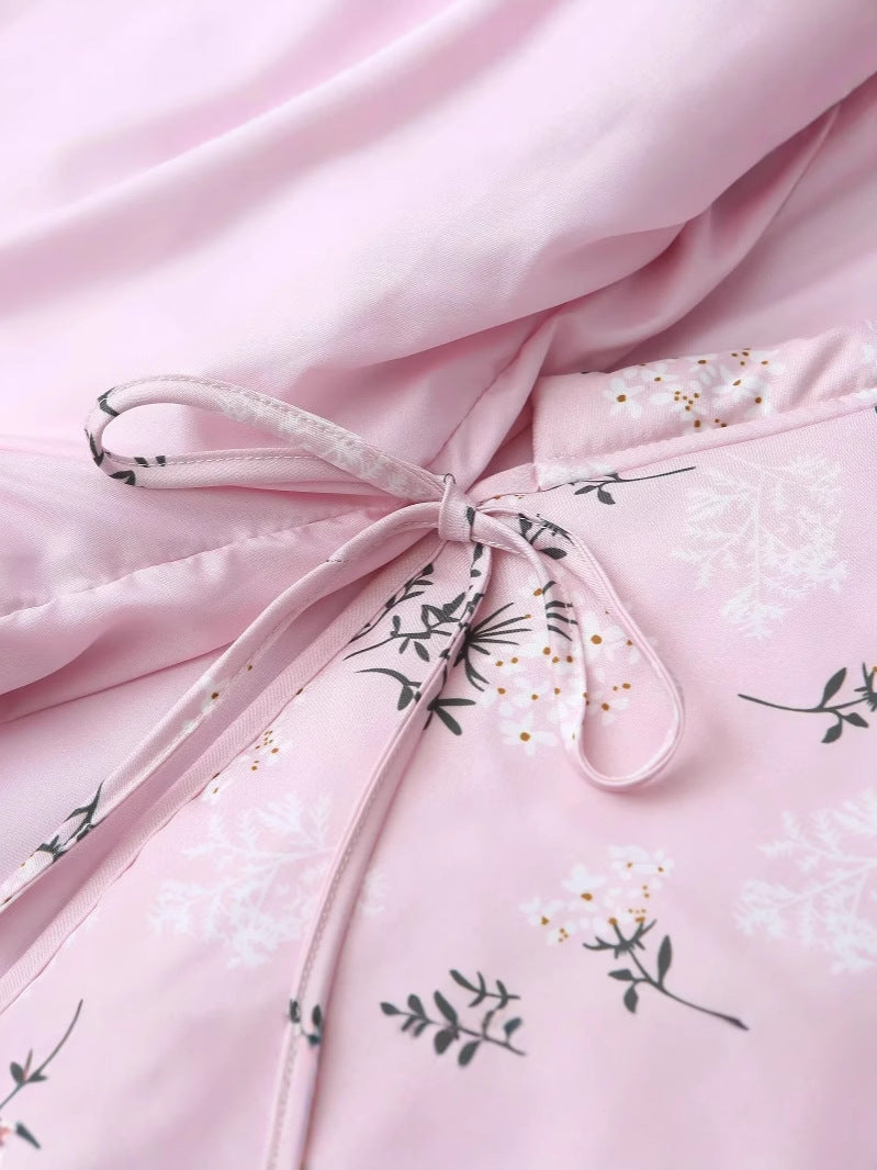 Damen gesteppte Weste im eleganten Blumenprint-Design R&B