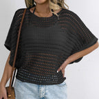 Damen luftiges Netz-T-Shirt R&B