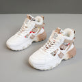 Damen High-Top Sneakers mit wärmendem Fleece und modischem Design R&B