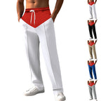 Herren modische Sweatpants mit innovativem Schnitt und seitlichen Eingrifftaschen R&B